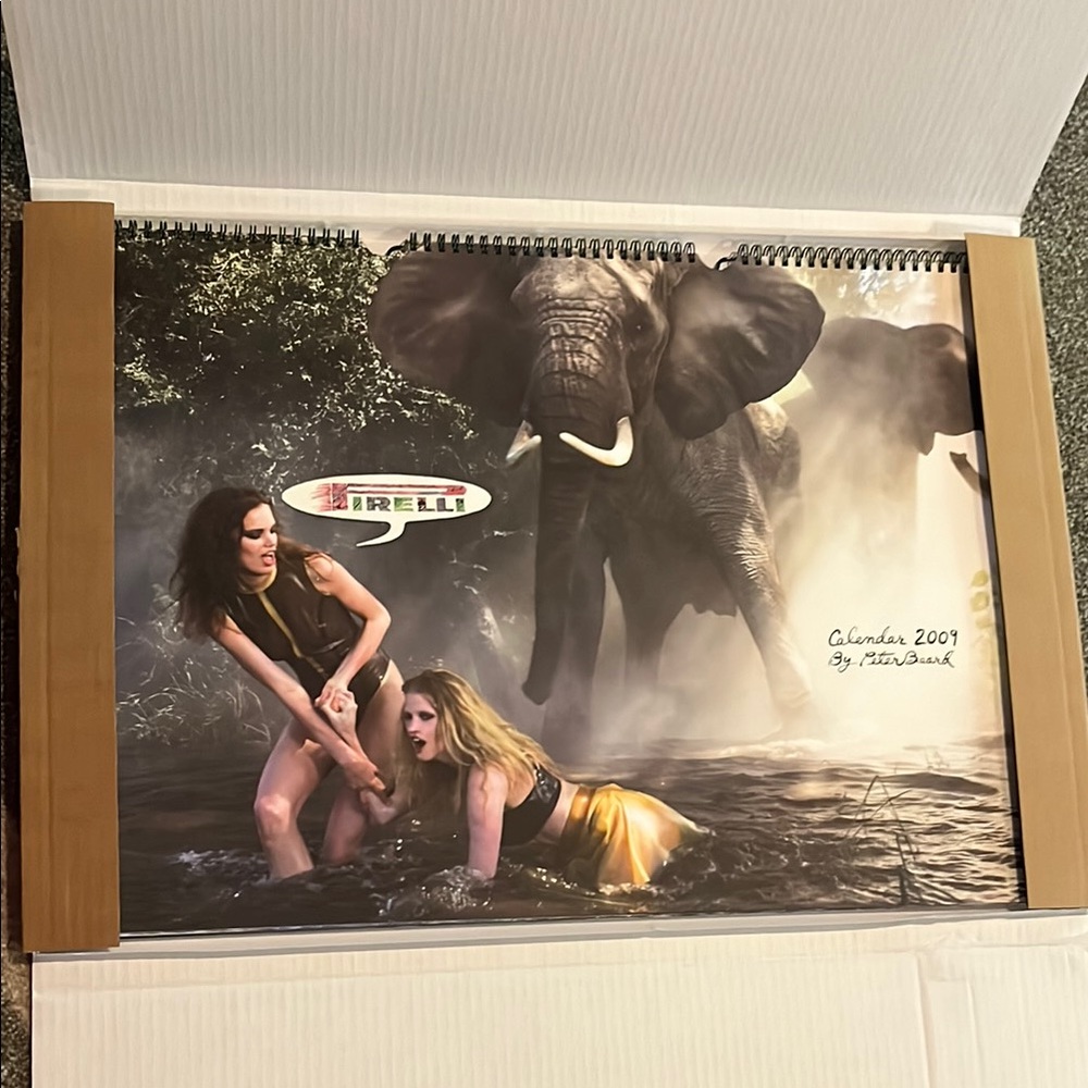 Pirelli 2009 Calendar with Elephant